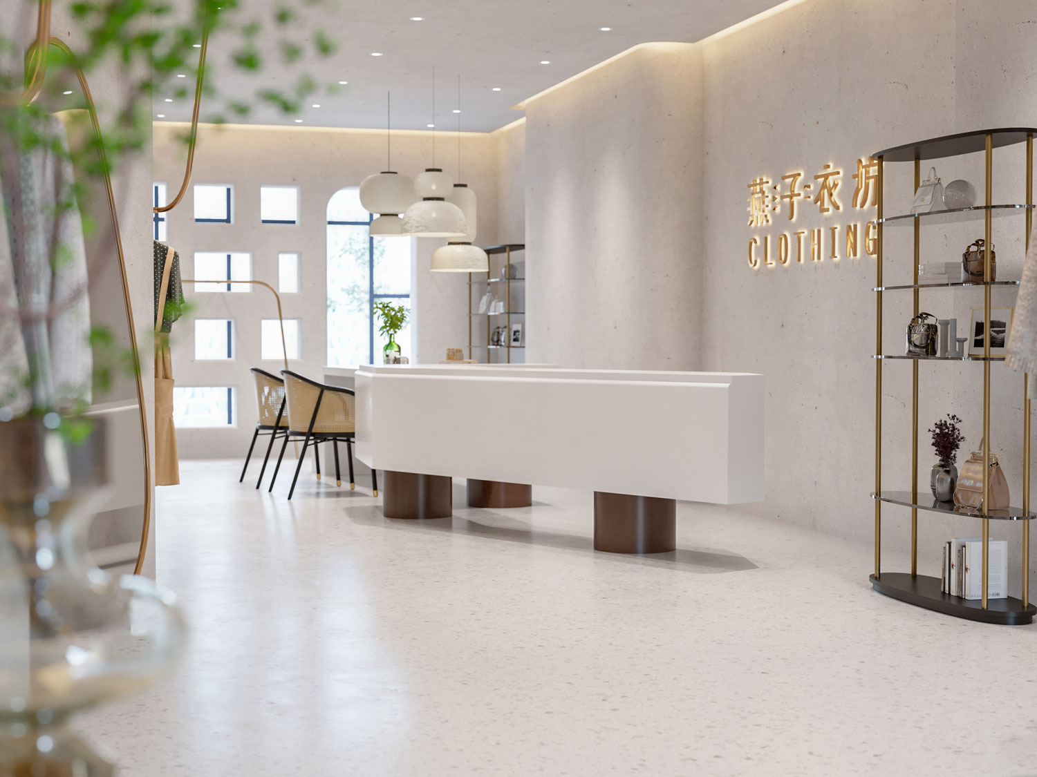 燕子衣坊服裝店裝修